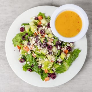 Greek salad tray