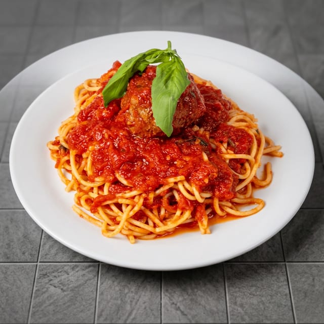Spaghetti meatball.